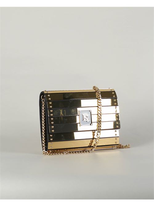 Mirrored clutch with shoulder strap Elisabetta Franchi ELISABETTA FRANCHI | Bag | BS57A42E2110